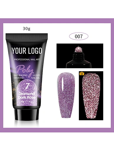 glitter color gel